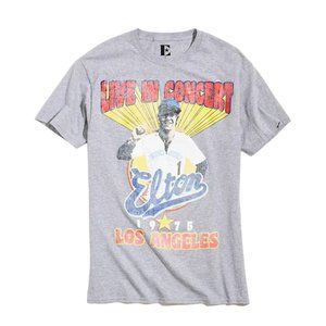 Los Angeles Dodgers Elton John 1975 Concert T-Shirt Vintage Graphic Print